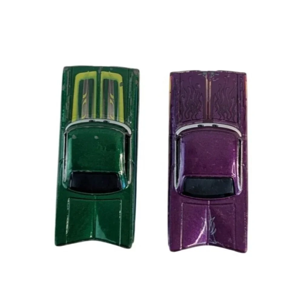Disney Pixar Cars Diecast Chevrolet Chevy Impala Lot of 5 Red‎ Purple Green Teal